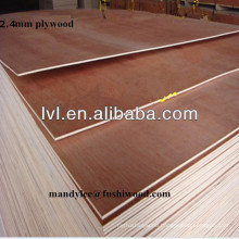 Hot sell 1220*2440*2.4mm plywood for Algeria market